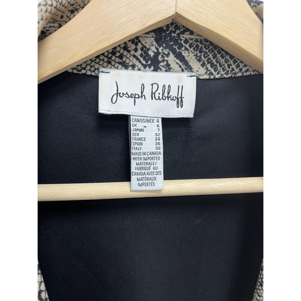 Joseph Ribkoff Women's Jacket cardigan Multicolor animal print Size 4 A000646 - Picture 7 of 9